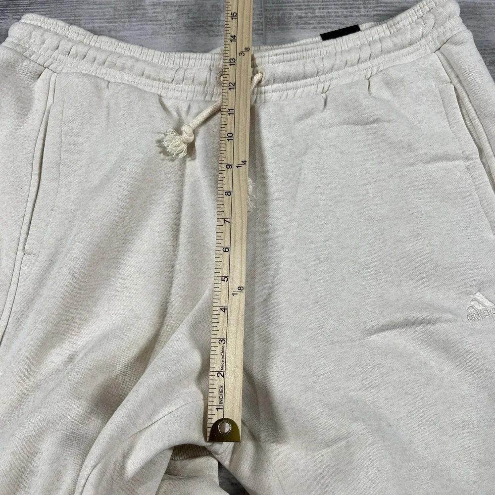 Adidas Women's XL All SZN Sweatpants Loose Fit Straight Leg IC6460 Cream Color‎
